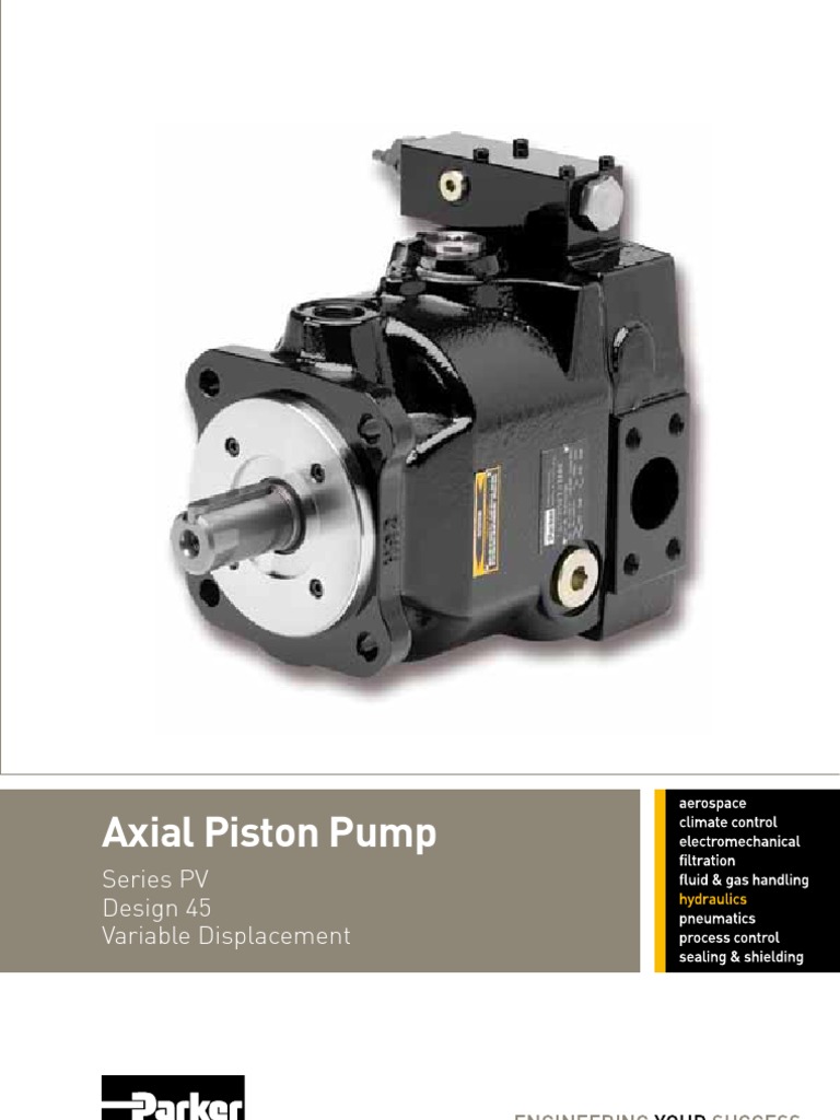 Axial Piston Pump PDF Hydraulics Gas Technologies