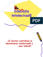 Educatia Intelectuala