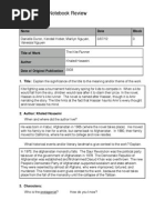 Download The Kite Runner AP notebook review by Vanessa Nguyen SN207337600 doc pdf