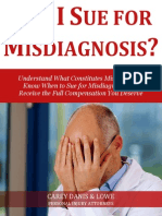 Can I Sue For Misdiagnosis?