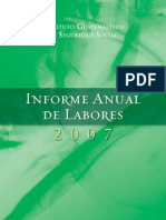 Informe de Labores IGSS 2007 PDF