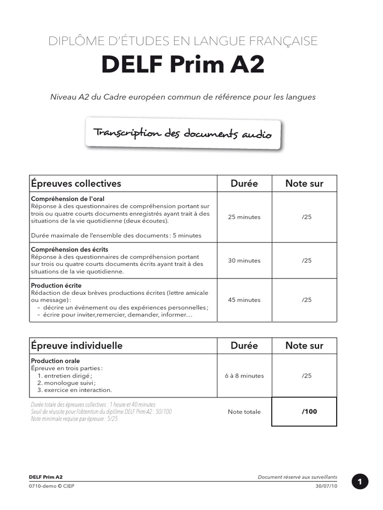 Delf A2 Exercices Et Corrigés Pdf 2022