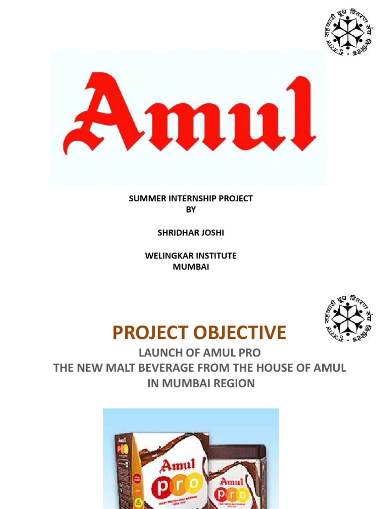 Amul Pro Malt Beverage Launch Strategy | PDF | Retail | Sampling ...