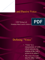 Active and Passive Voice Pp