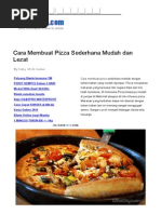 Download Resep Dan Cara Membuat Pizza Sederhana Mudah Lezat by Lisa Purnama Sari SN207352762 doc pdf