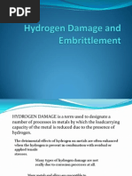 Hydrogen Damage and Embrittlement