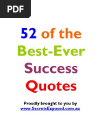 Download 52 Best Ever Success Quotes by jpcjdp SN2073561 doc pdf