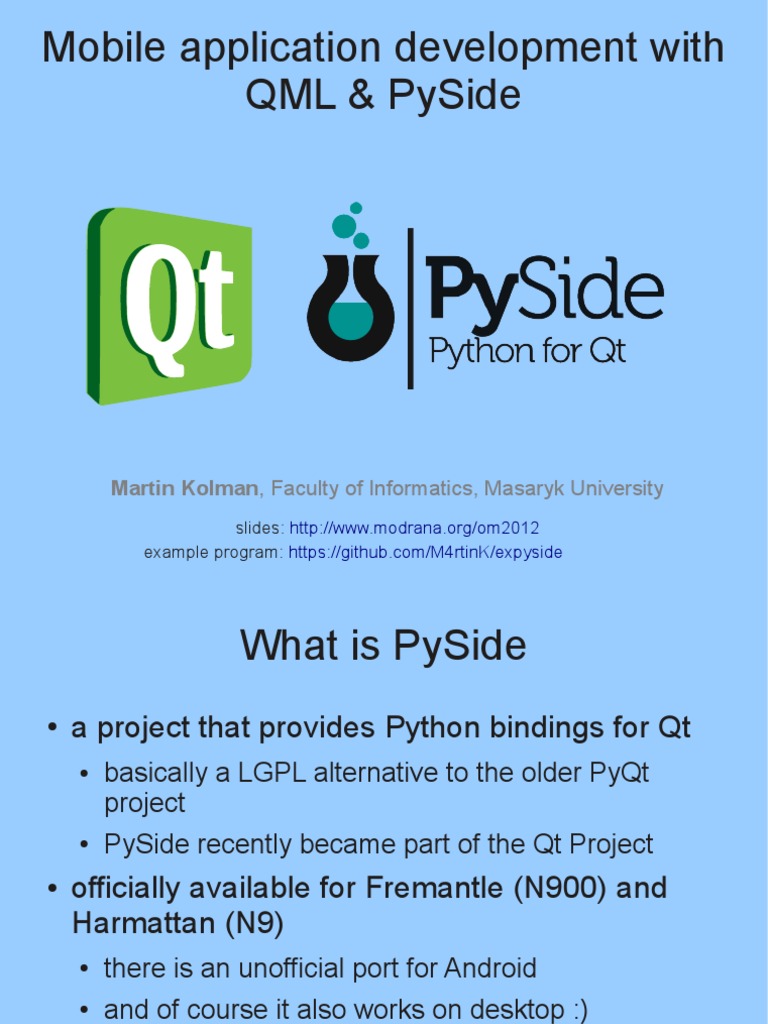 Mobile Application Development With QML | PDF | Graphical User ...