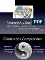 0 Presentacion Educacion y Sociedad 2014