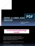 Energy & Power Resources of Pakistan