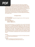 Download Civil Engineer Resume-final by Nikhil SN20736284 doc pdf