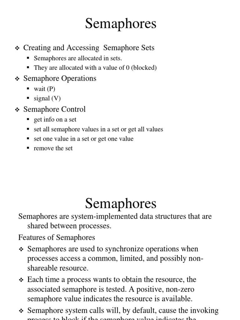 Semaphores | PDF | Integer (Computer Science) | Array Data Structure