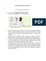 Prosedur Pengukuran Tekanan Darah