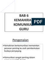 Bab 6 - Kemahiran Komunikasi Guru