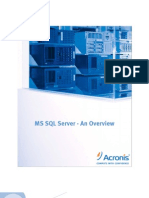 MS SQL Server - An Overview