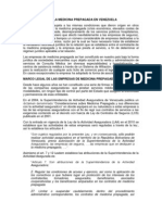 Medicina prepagada en Venezuela: marco legal y normativa