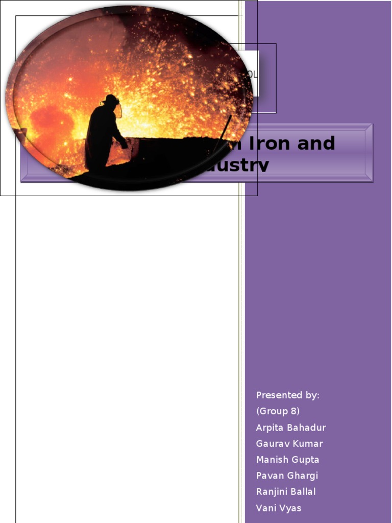 Analysis of Indian Iron and Steel Industry | PDF | Metals | Business