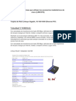 Velocidades y normas que utilizan los accesorios inalámbricos de cisco.docx