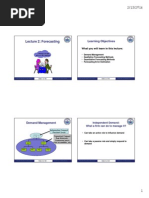 Operation management