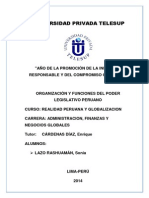 Organizacion y Funciones Del Poder Legislativo Peruano - Docx 2