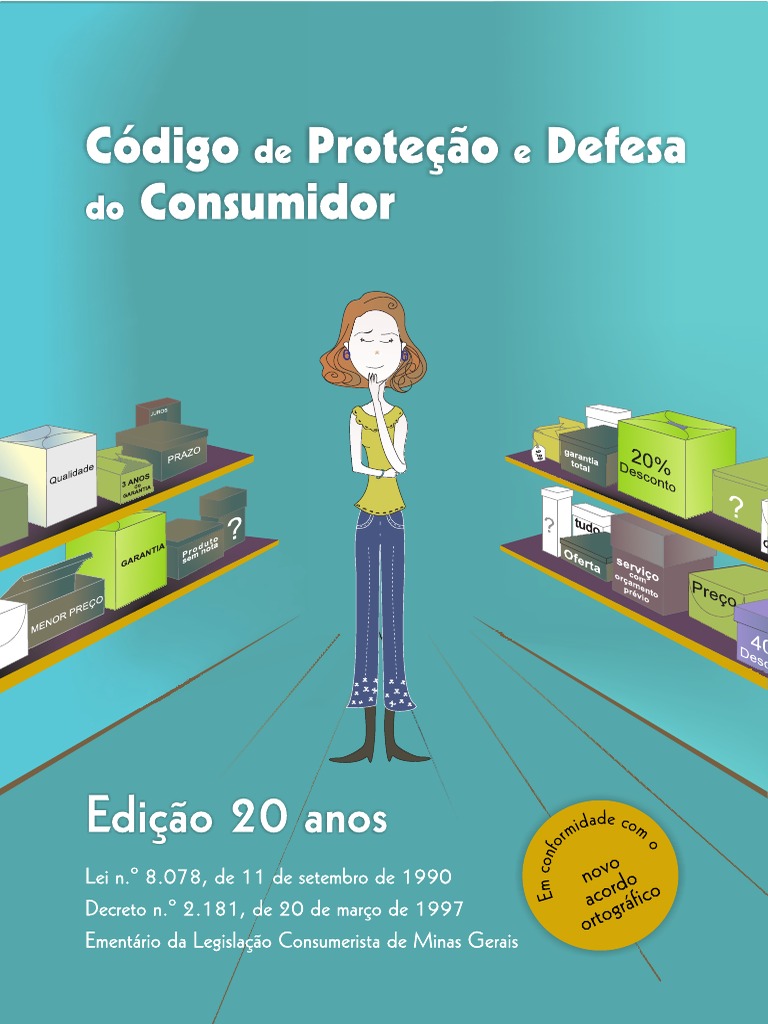 CDC Codigo de Defesa Do Consumidor Lei das Obrigações Proteção ao Consumidor