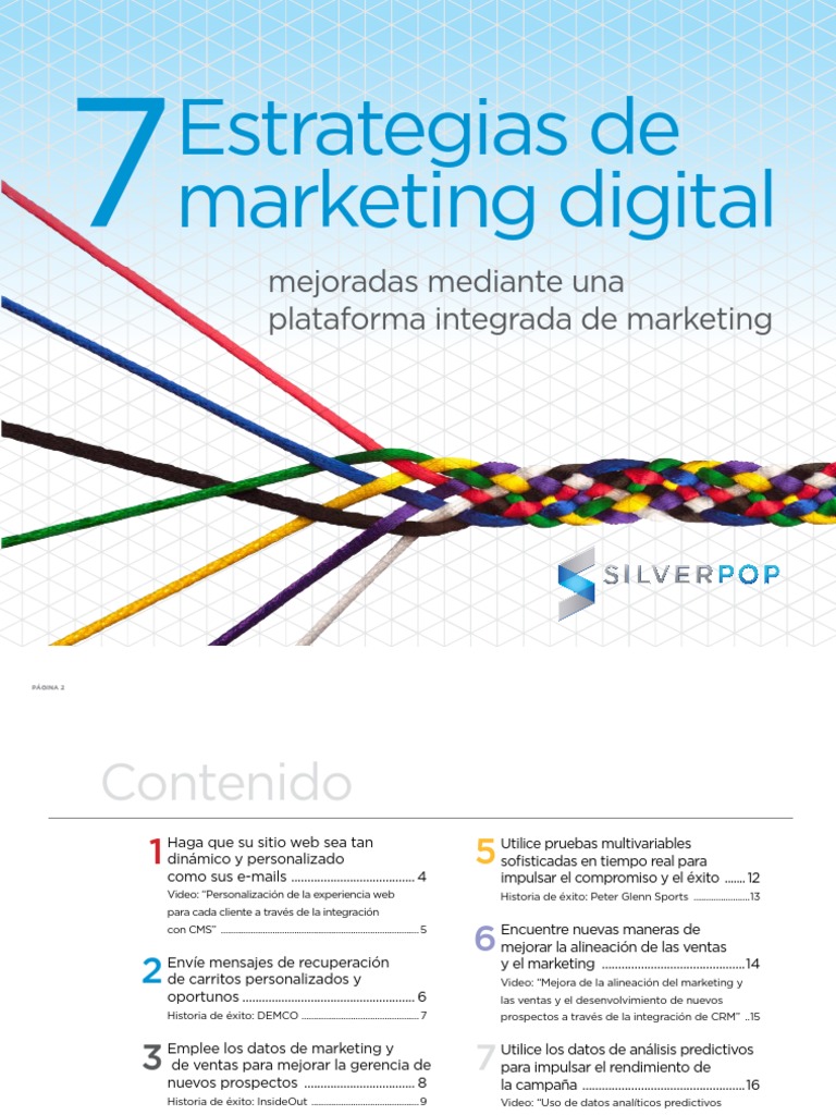 7 Estrategias de Marketing Digital | PDF | Publicidad digital | Marketing
