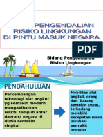 Upaya Pengendalian Risiko Lingkungan Di Pintu Masuk Negara