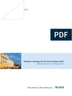 Finland's Strategy For The Arctic Region 2013: Prime Minister's Office Publications