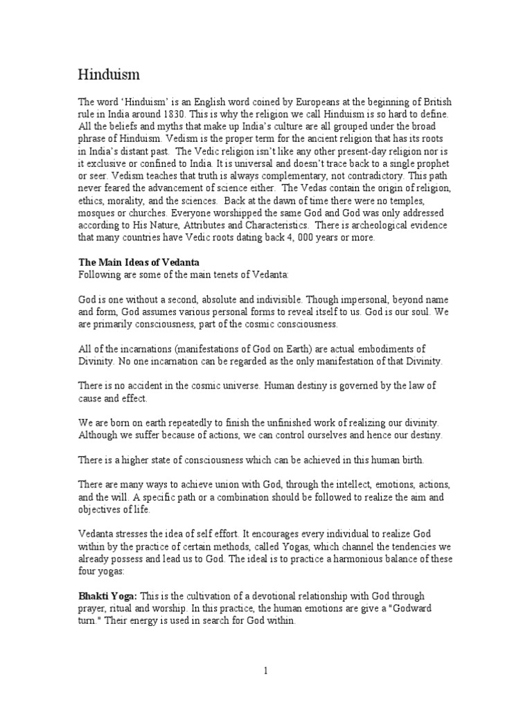Class Hinduism | PDF