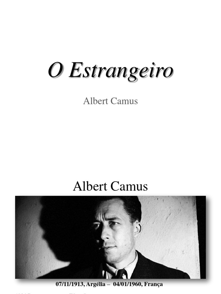 O Estrangeiro. | PDF | Albert Camus