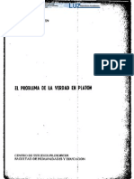 El Problema de La Verdad en Platon