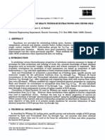 Physical Properties of Heavy Petroleum Fractions and Crude Oils