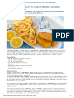 Fish and Chips Ricetta Originale Per Sentirsi Subito A Londra