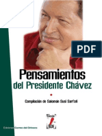 Pensamientos del presidente Chávez