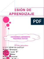 Sesion de Aprendizaje