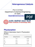 L14 CRE II Heterogeneous Catalysis: Prof. K.K.Pant Department of Chemical Engineering IIT Delhi