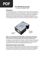 USB 2000 Spectrometer