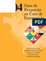 Guía de Respuesta en Caso de Emergencia 2004