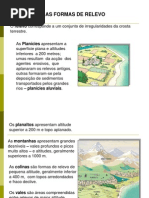 Formas de Relevo