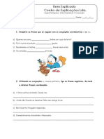 10 - Ficha Gramatical - A Conjunção (1)