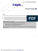 IFRS Hot Topic 2008-02 Loan Commitments