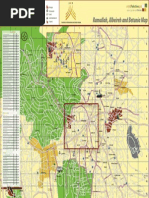 Ramallah, Albeireh and Betunia Map: Legend