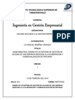 Caso Practico Diseño de Un Sistema de Gestión de Calidad de Una Empresa Dedicada A La Elaboración y Comercialización de Frituras