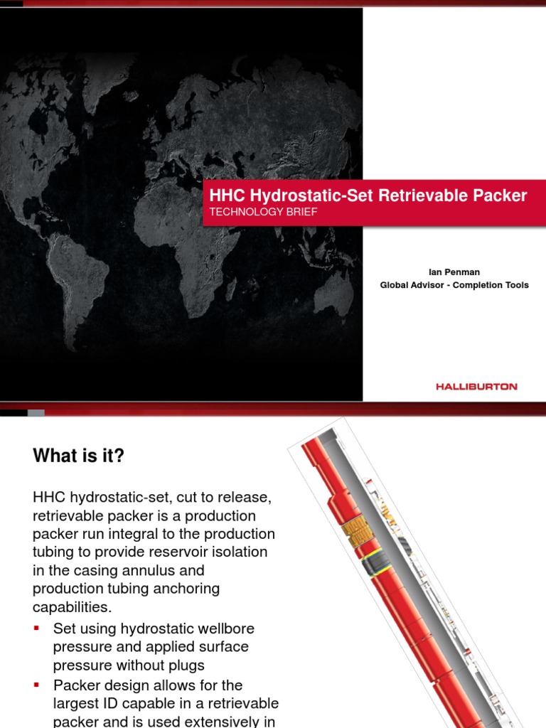 HAL BD Customer HHC Packers | PDF | Casing (Borehole) | Science