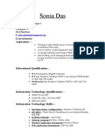 Curriculum Vitae (Sonia Das)