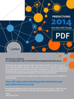 Marketing Sales Predictions 2014