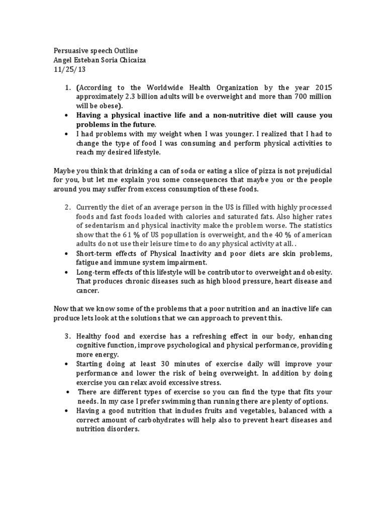 Attention getter for exercise speech picture