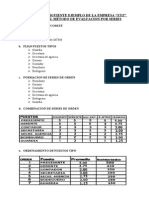 Realizar El Siguiente Ejemplo de La Empresa "Xyz" Mediante El Método de Evaluacion Por Series