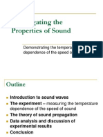 Speed of Sound Presentation