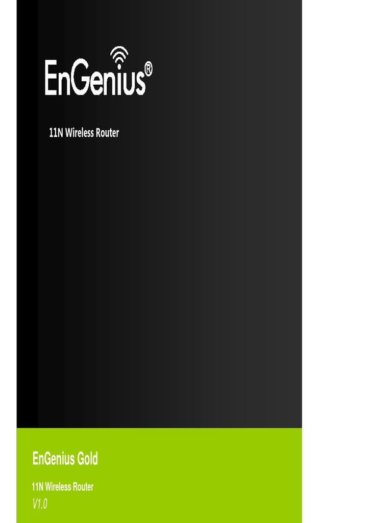 Engenius Router | PDF | Port (Computer Networking) | Ip Address